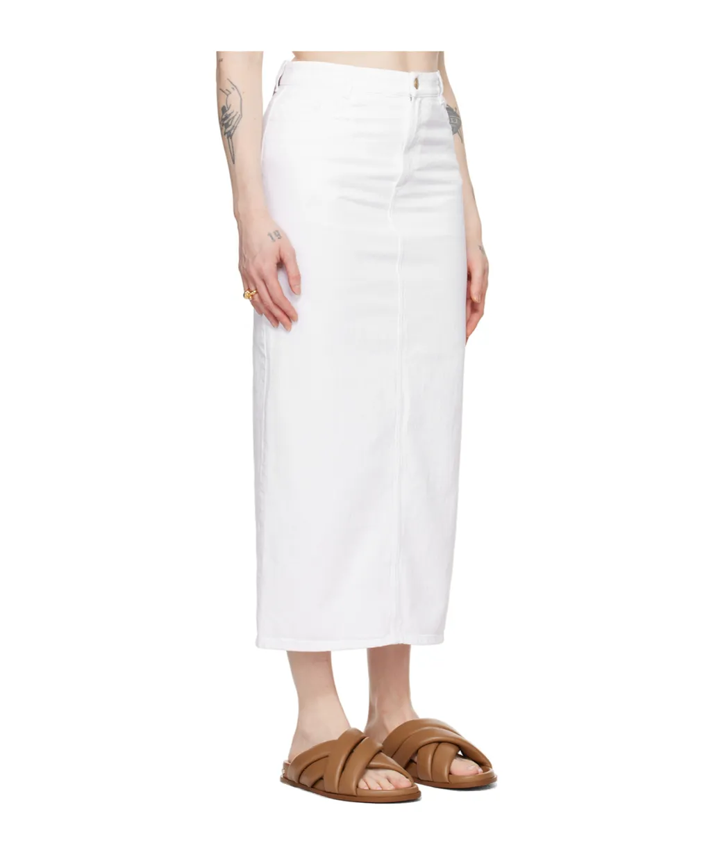 Five-Pocket Denim Skirt