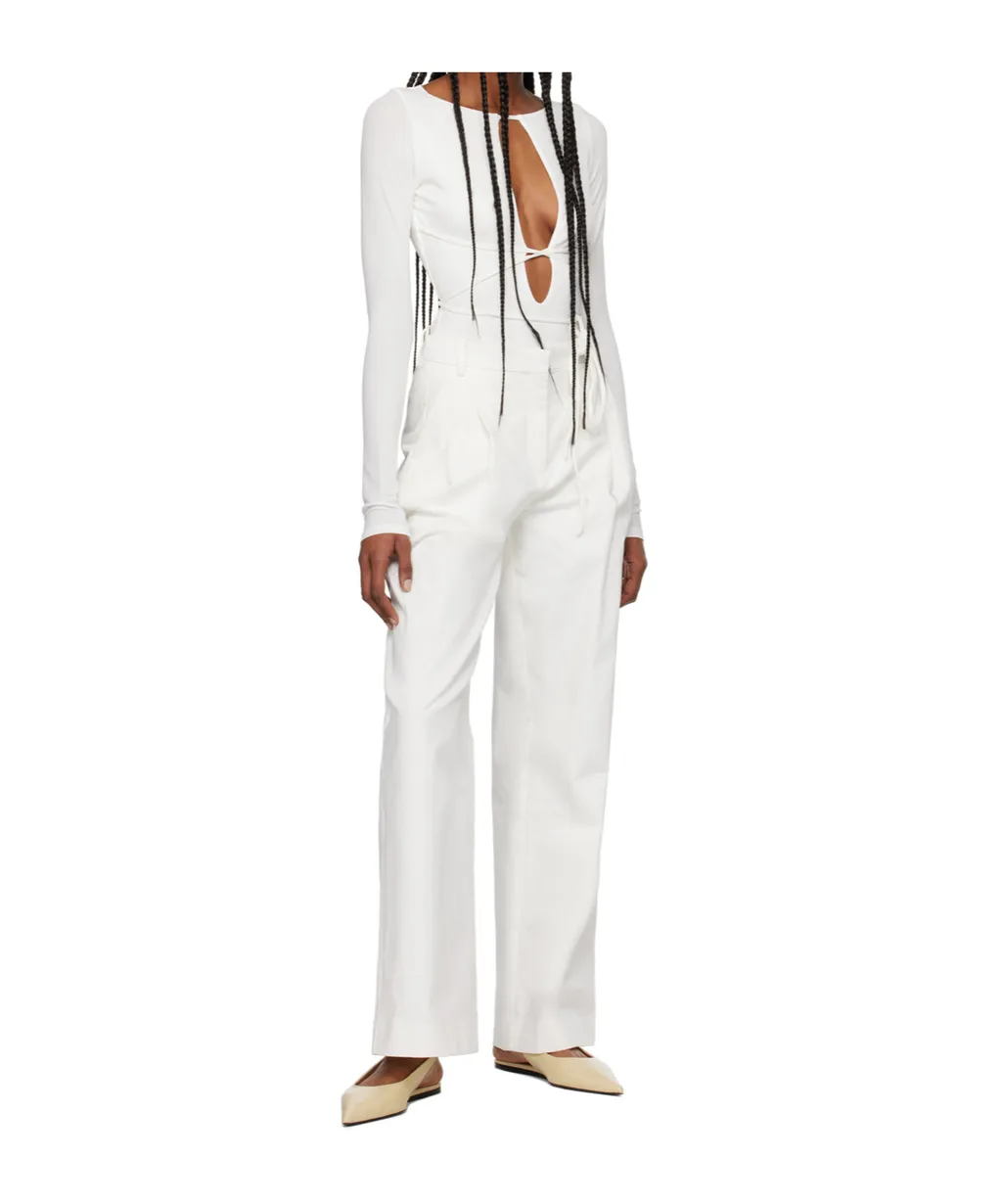 Wide-Leg Casual Pants