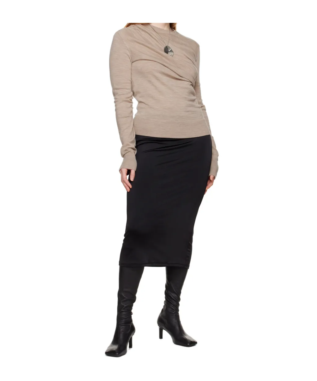 Elastic Waist Skirt