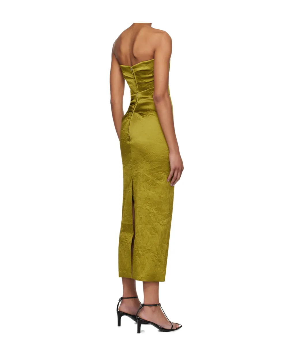 Pleated Sleeveless Dress