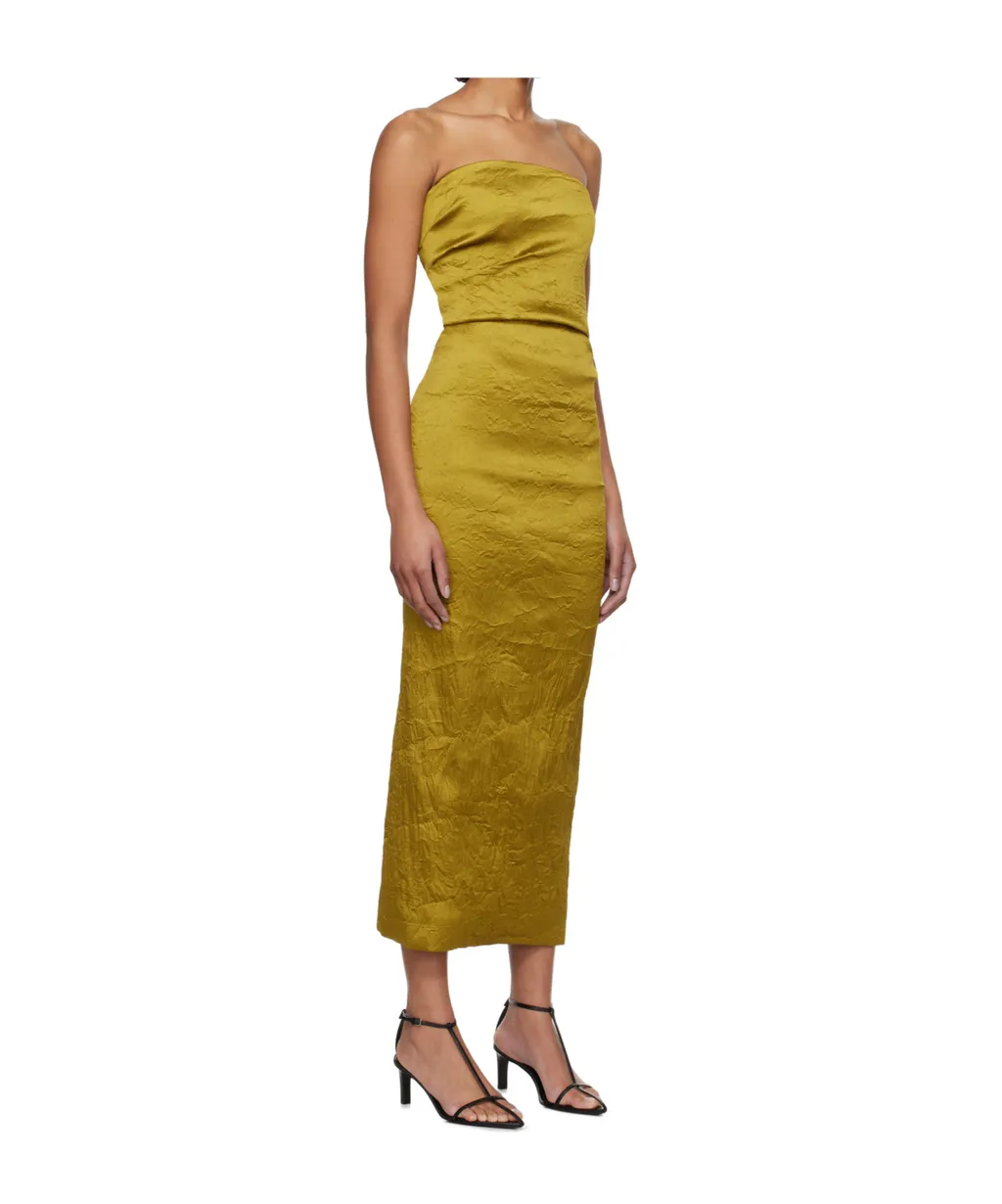 Pleated Sleeveless Dress