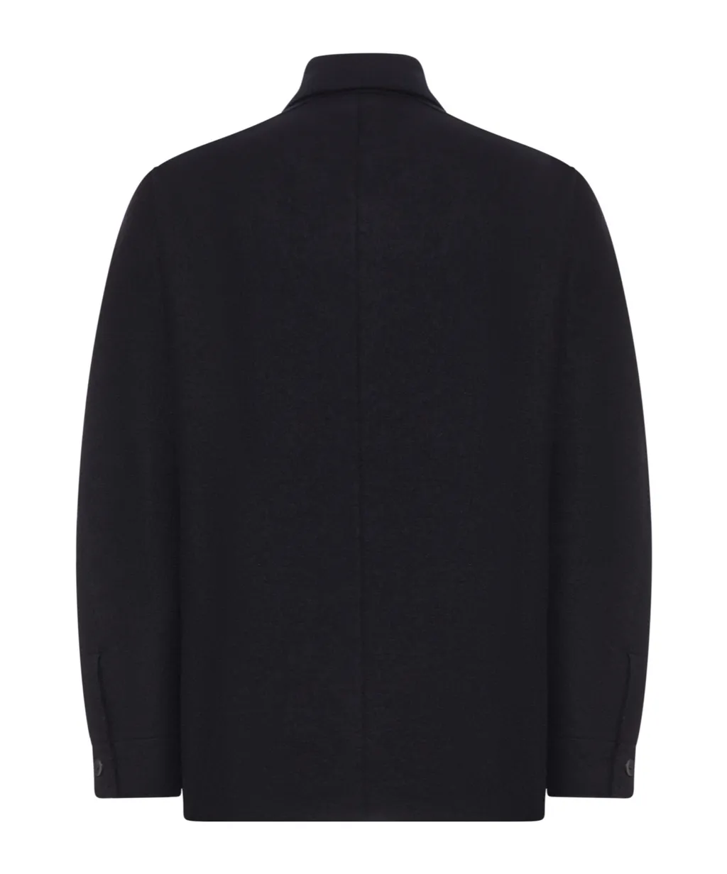 Virgin Wool Shirt Jacket