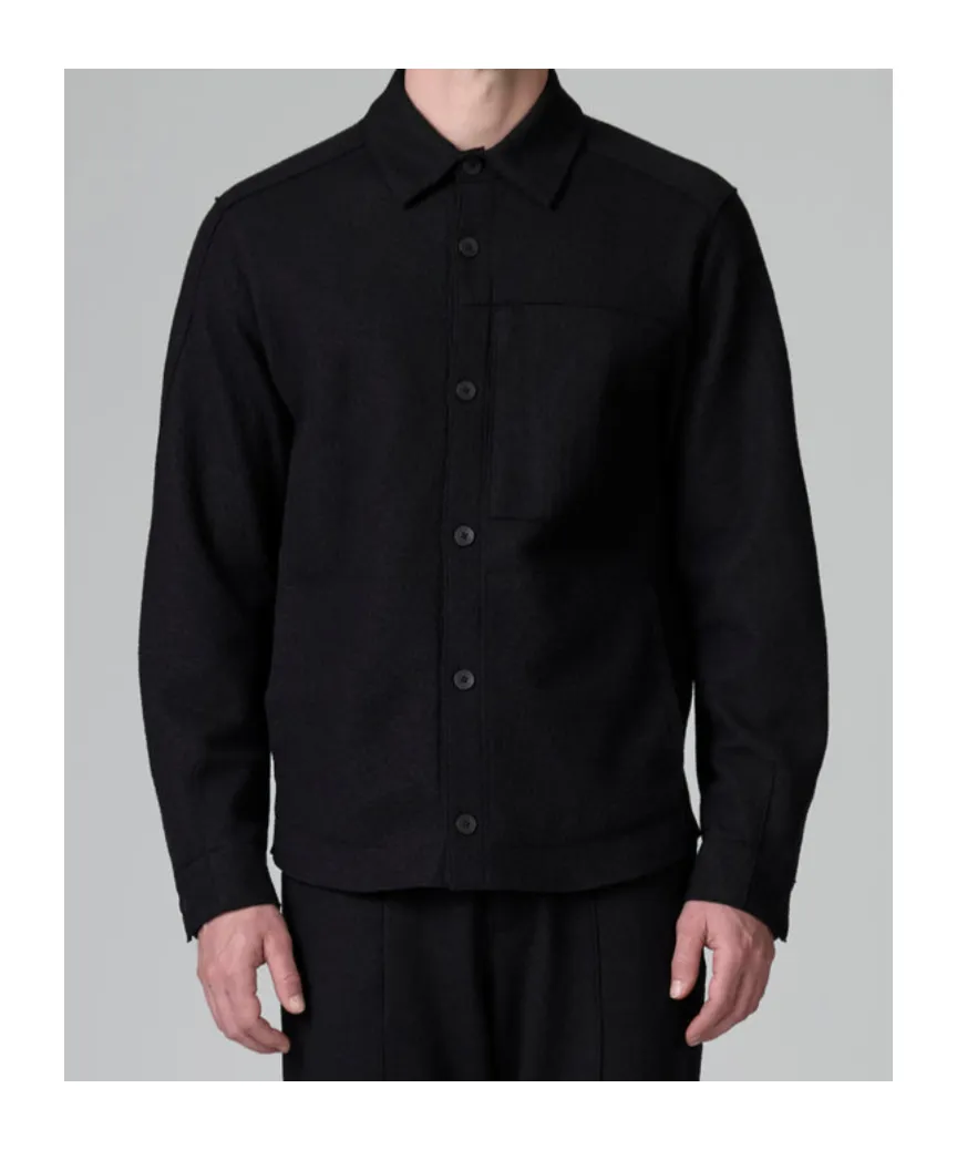 Virgin Wool Shirt Jacket