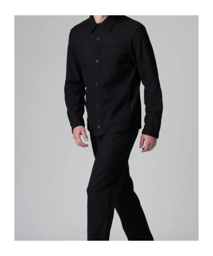 Virgin Wool Shirt Jacket