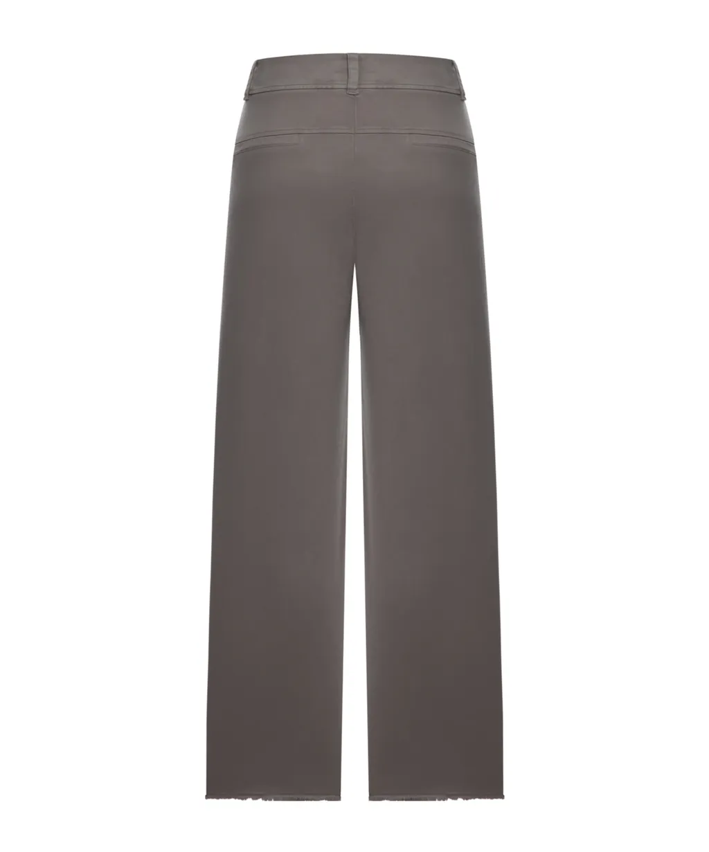 Frayed-Hem Pants
