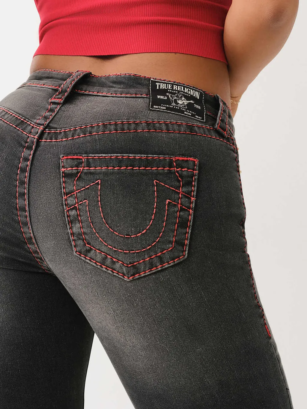 Becca Lurex Big T Bootcut Jean