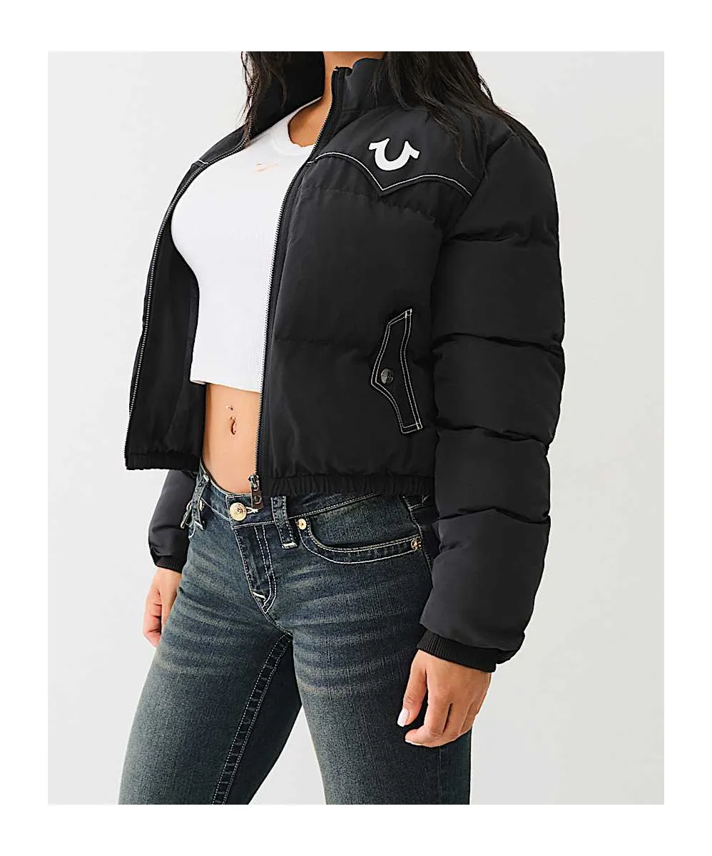 Western Zip Puffer Jacket