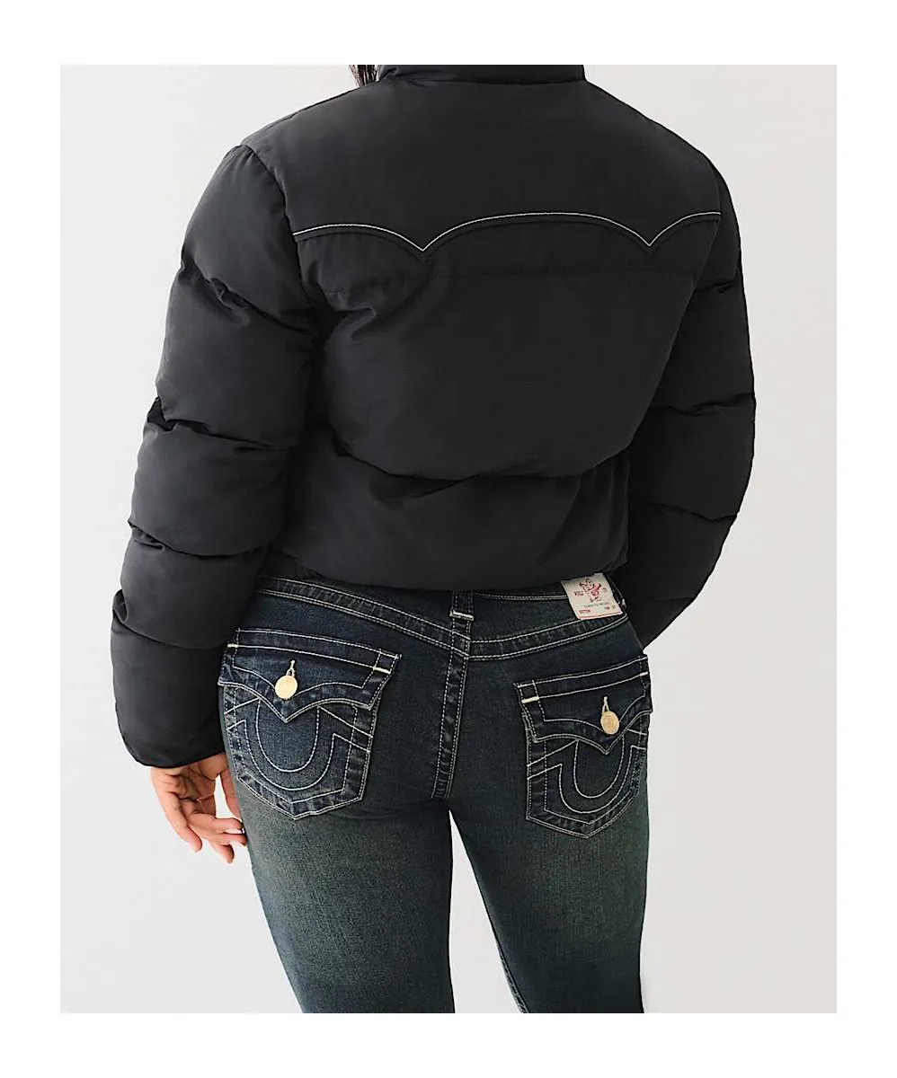 Western Zip Puffer Jacket