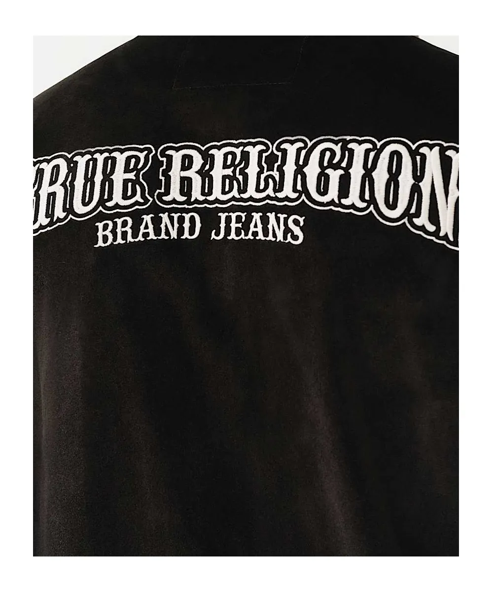 Velour Big T Zip Jacket