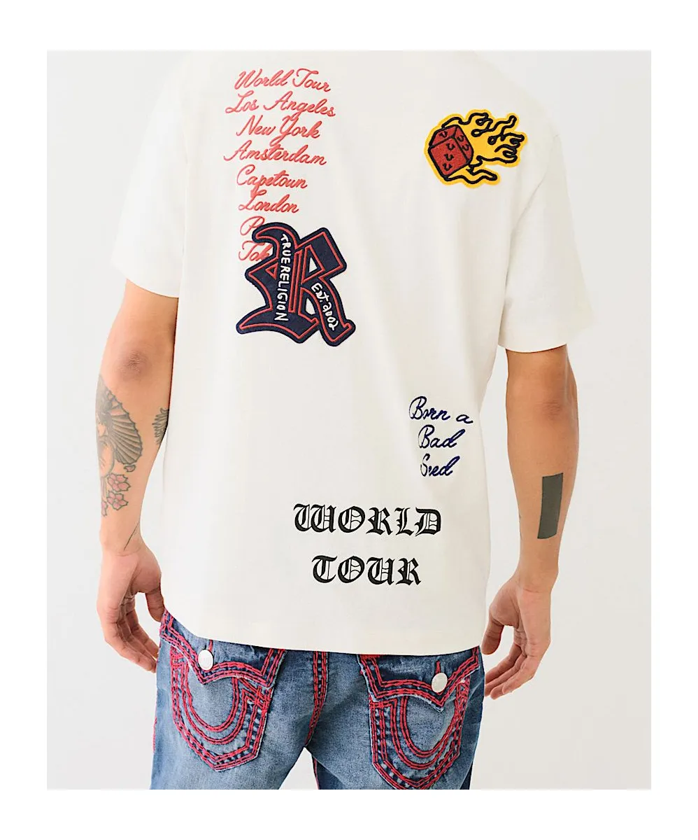 Patch Embroidery Graphic Tee