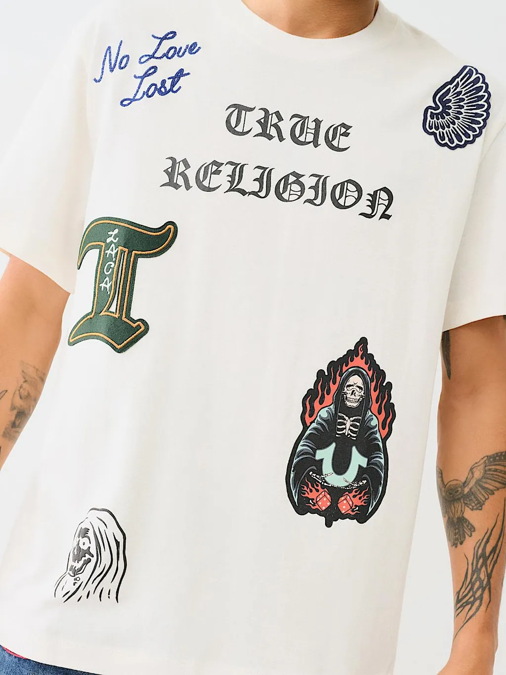 Patch Embroidery Graphic Tee