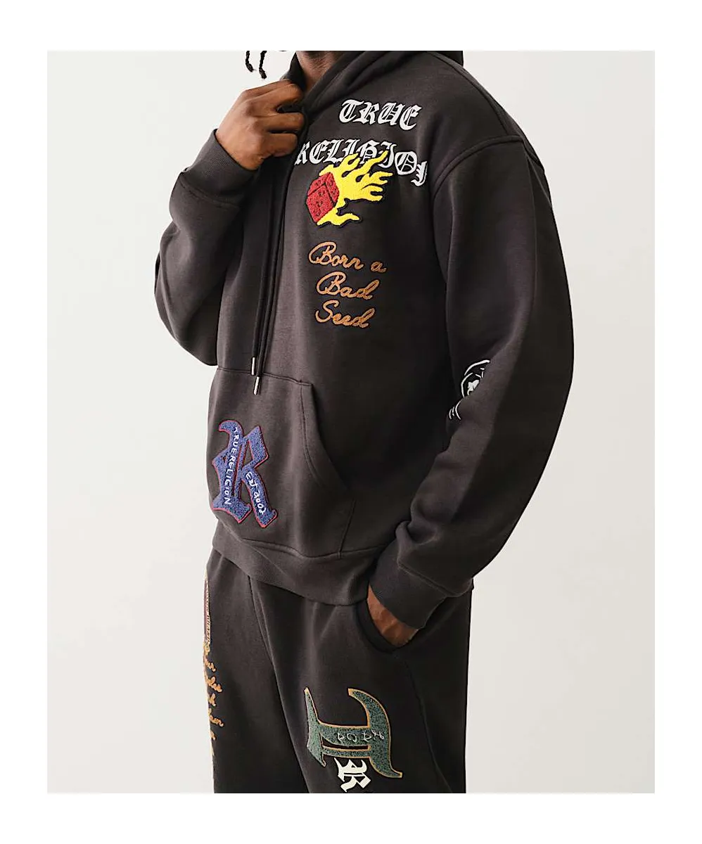 Logo Patch Embroidery Hoodie