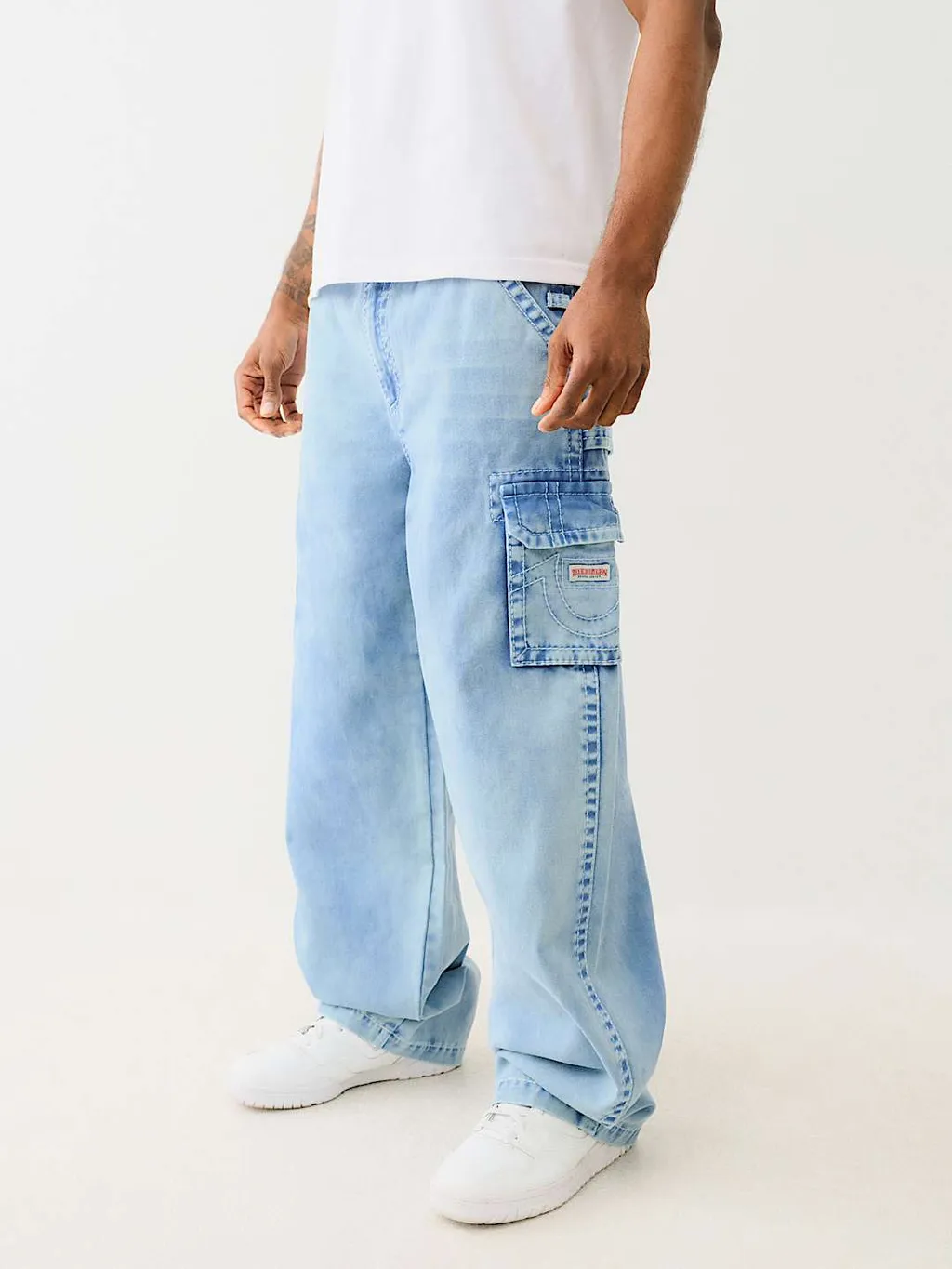 Denim Big T Utility Cargo Pant