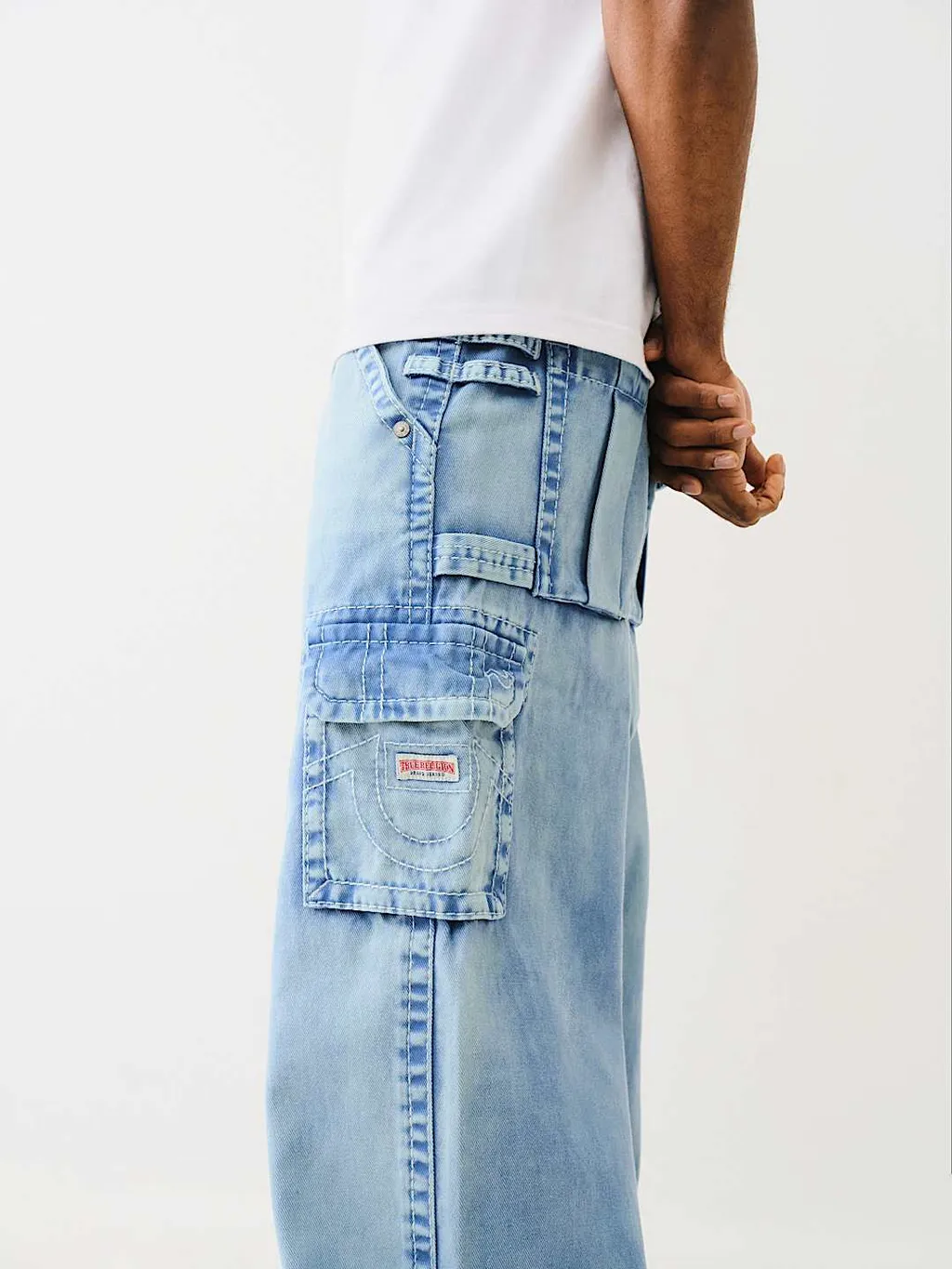 Denim Big T Utility Cargo Pant