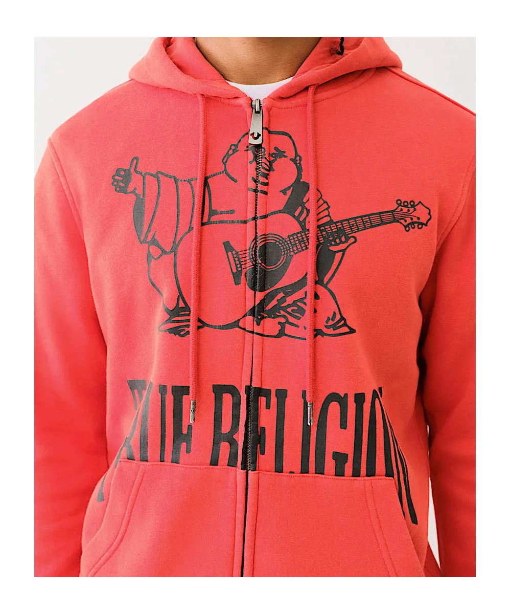 Vintage Buddha Zip Hoodie