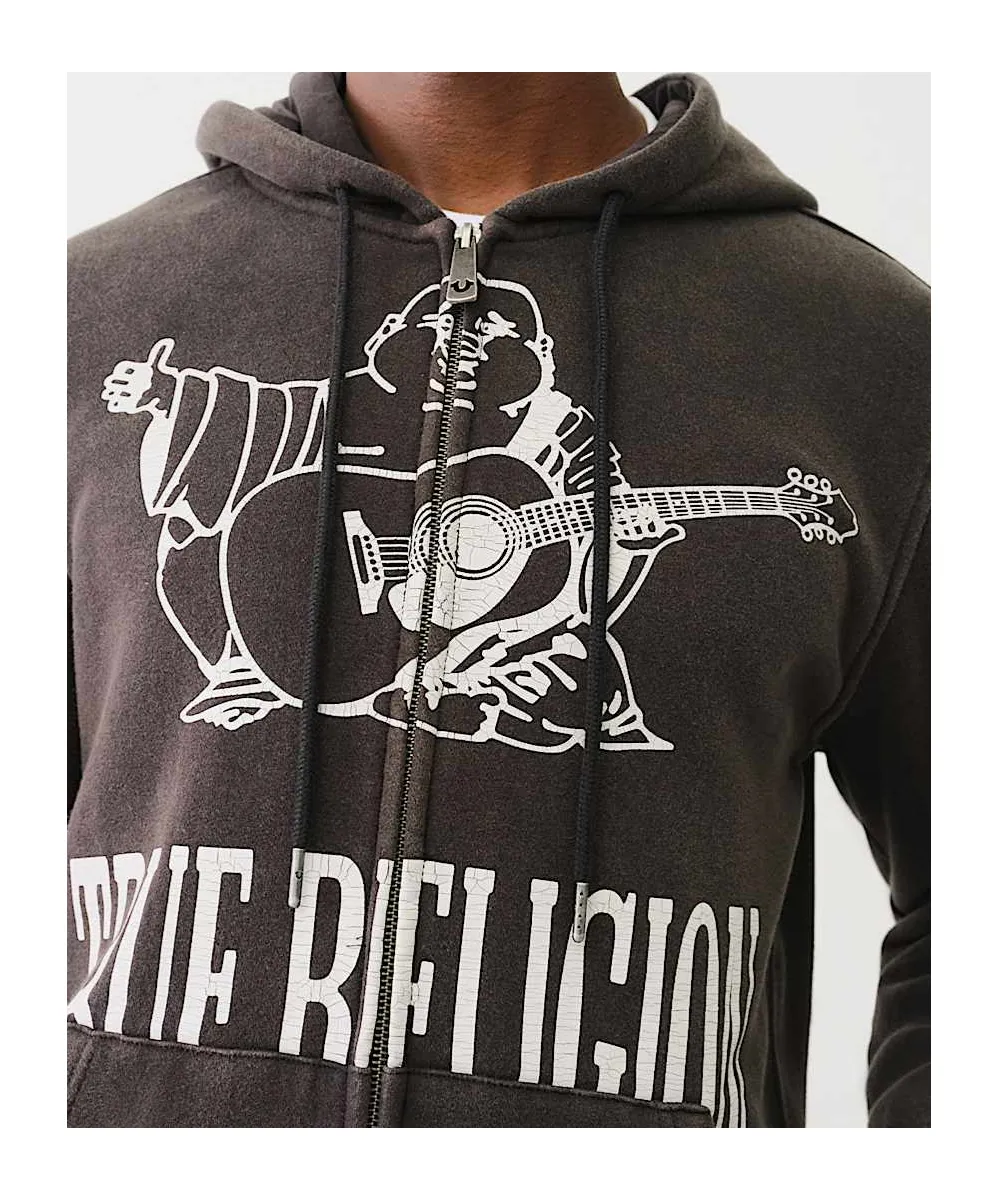 Vintage Buddha Zip Hoodie