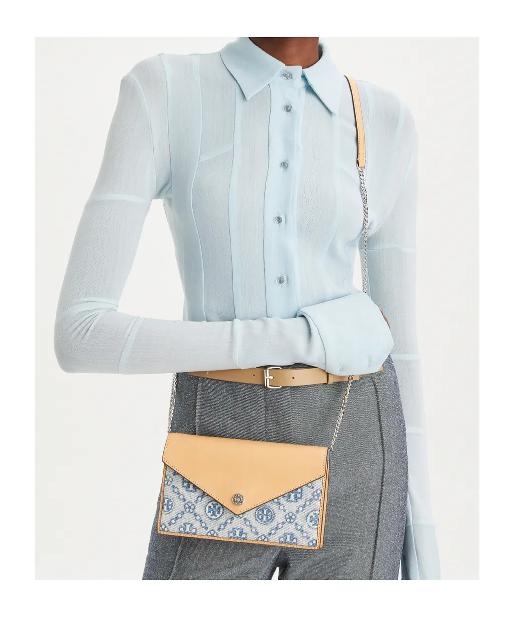 T Monogram Cross Body Bag