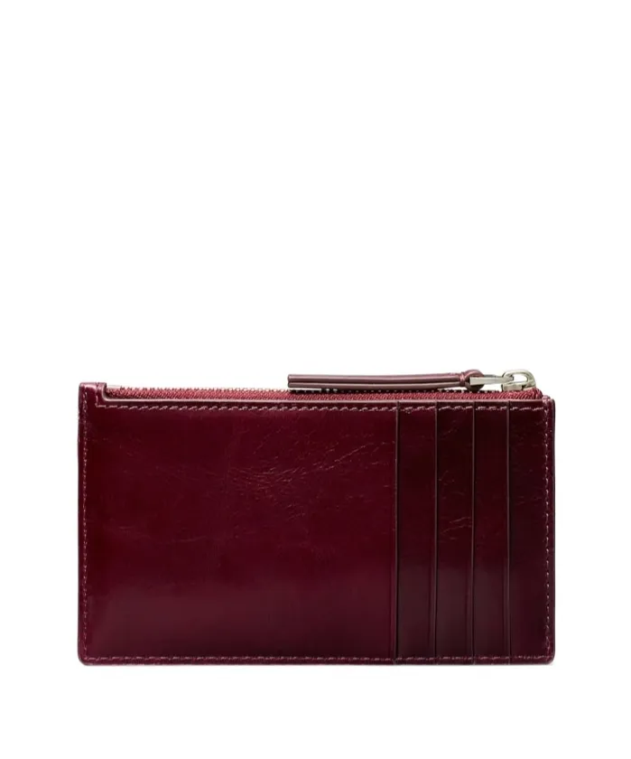 Kira Quilted Zip-Top Card Holder