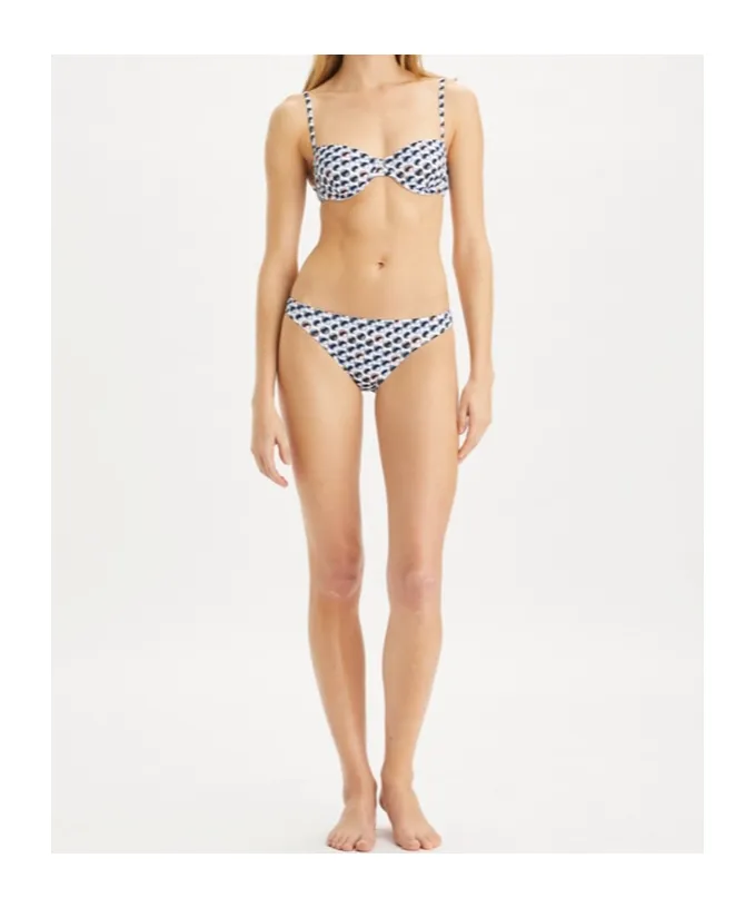 Printed Underwire Bikini Top