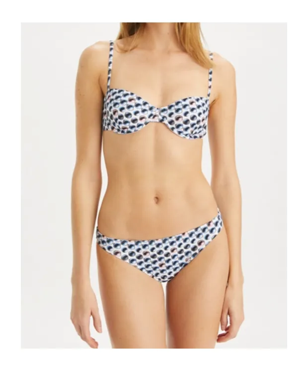 Printed Underwire Bikini Top