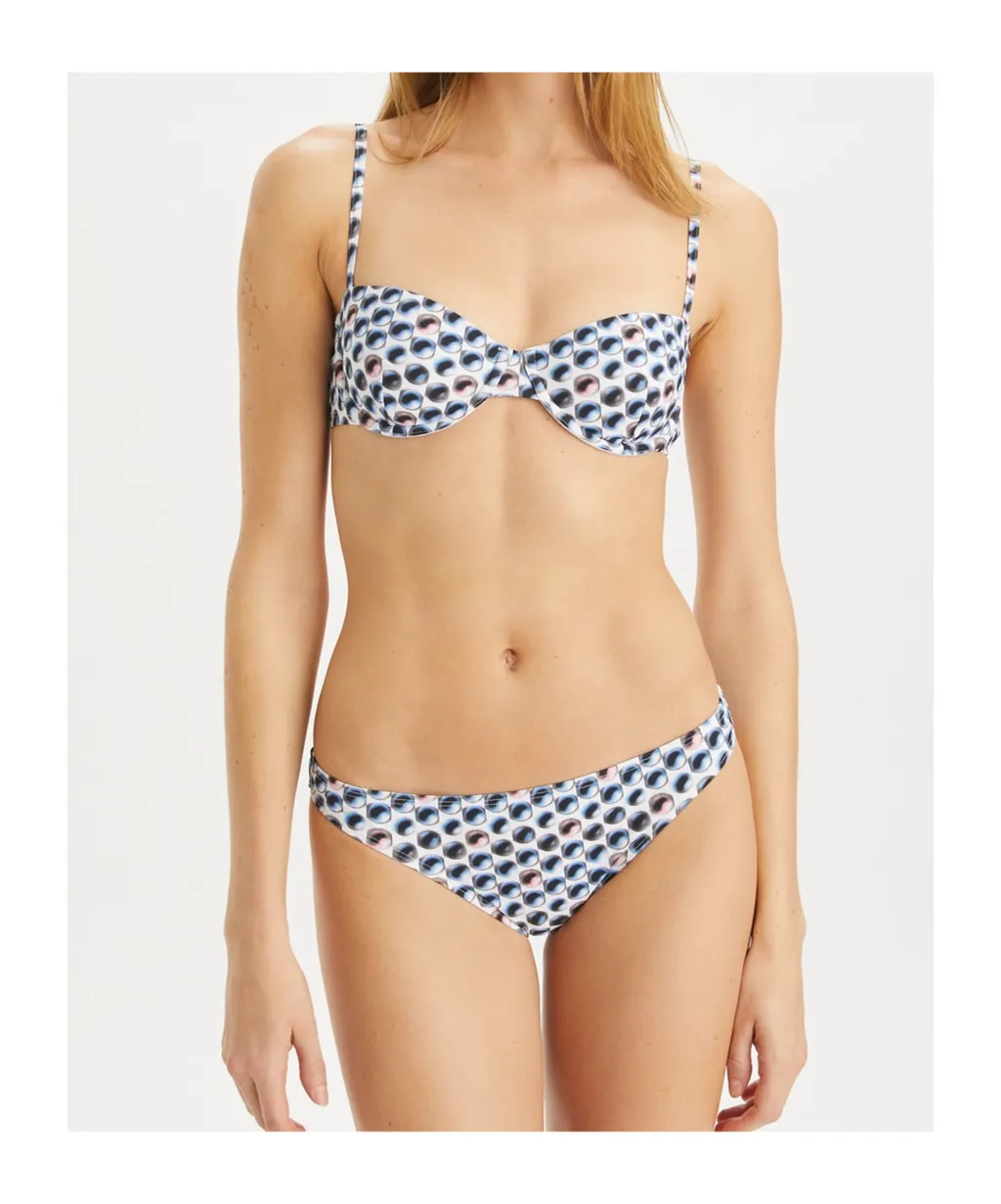 Printed Bikini Bottom
