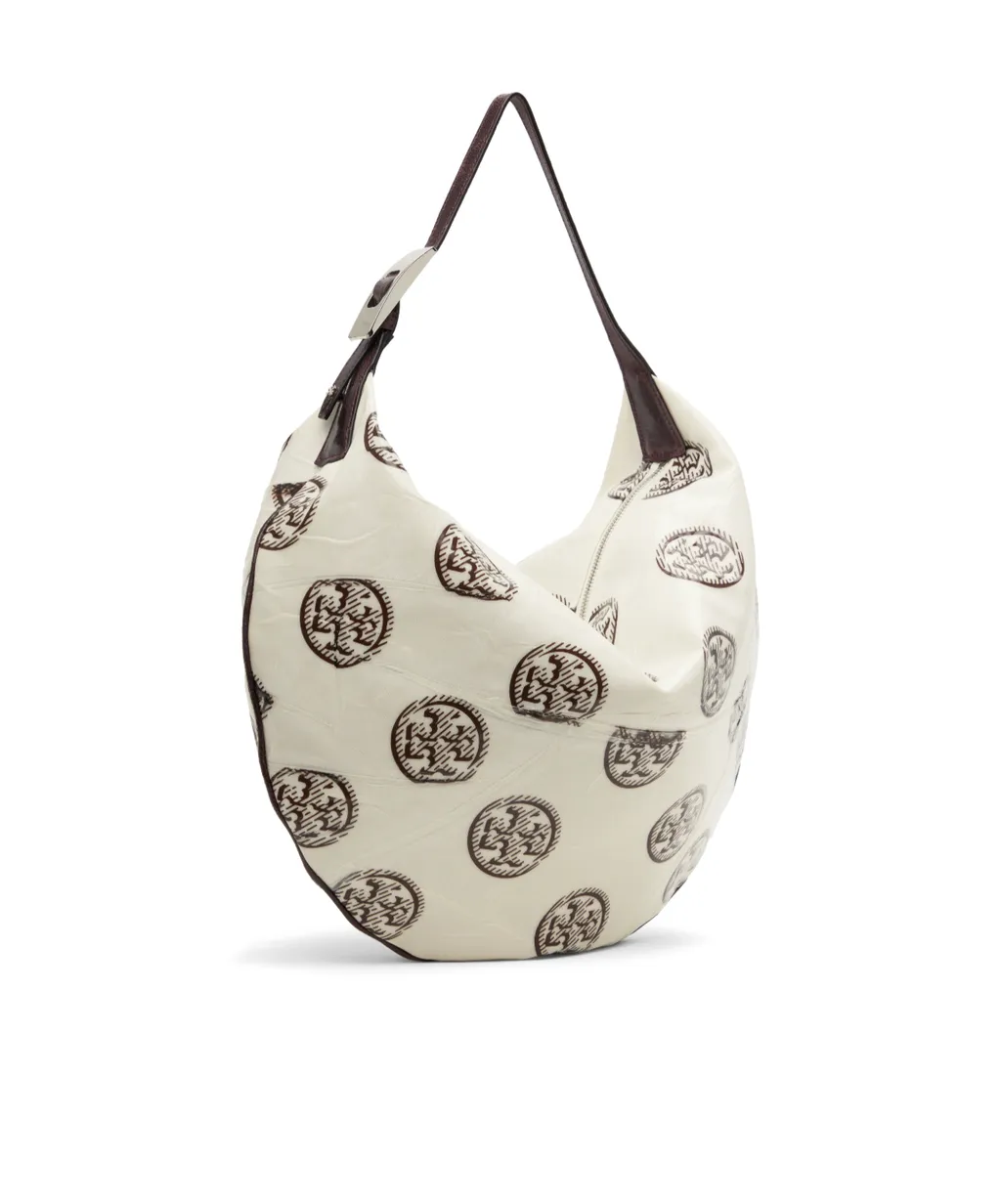 T Monogram Balloon Shoulder Bag