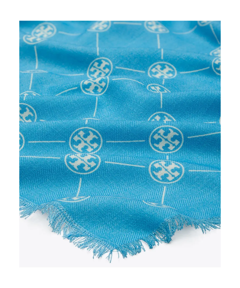 T Monogram Oblong Scarf