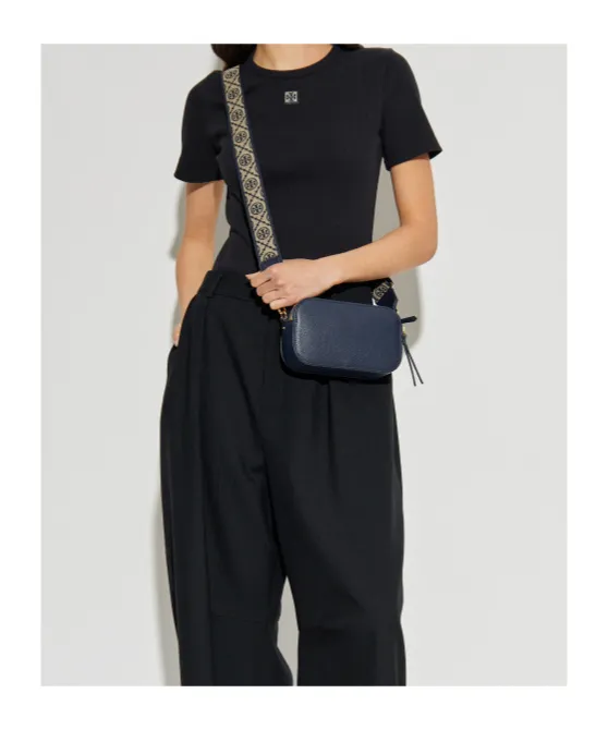 Ribbed Top With Logo Patch