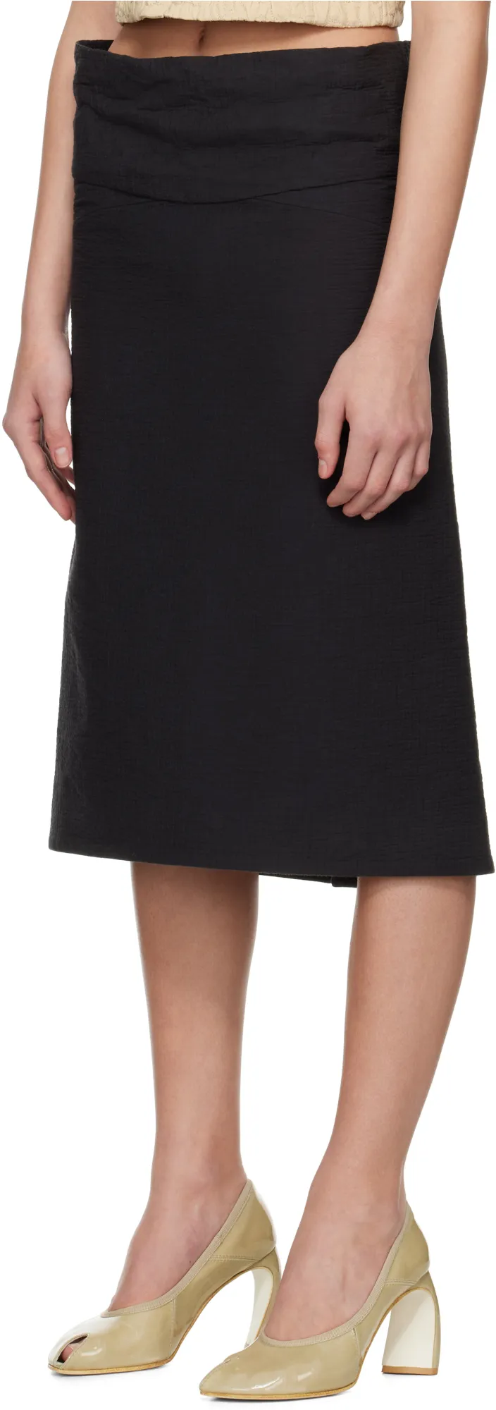 Asymmetrical Midi Skirt