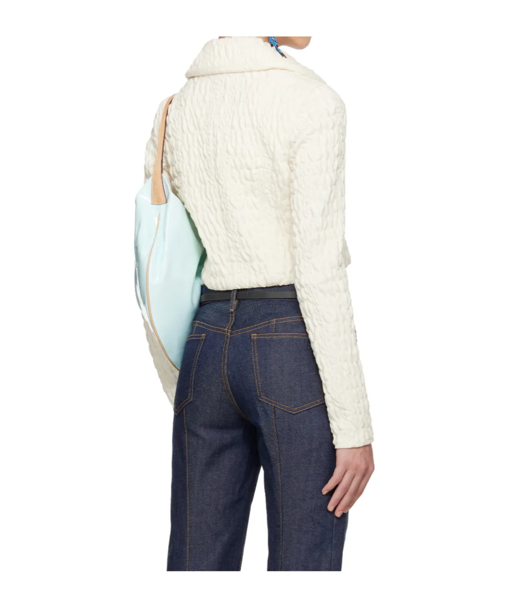 Cropped Wool And Silk Jacket