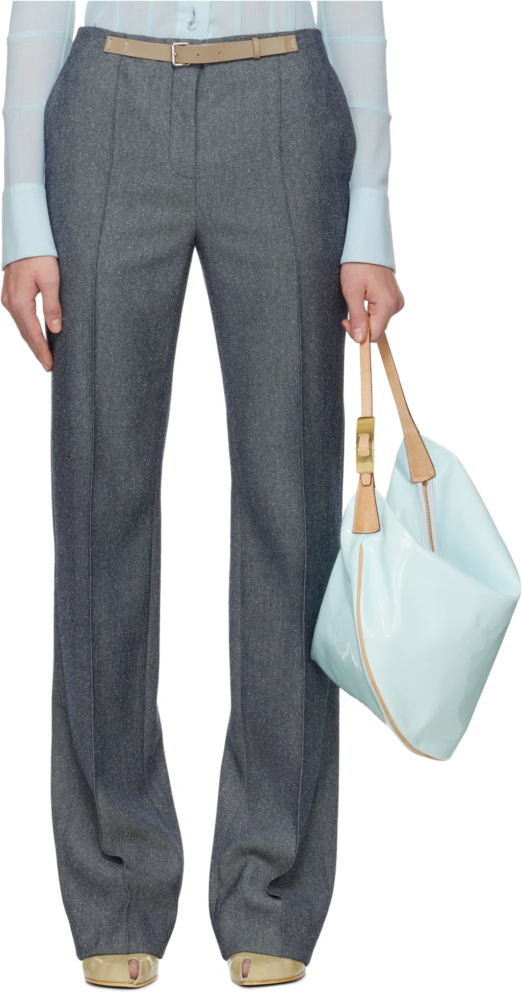 Tailored High-Waisted Trousers