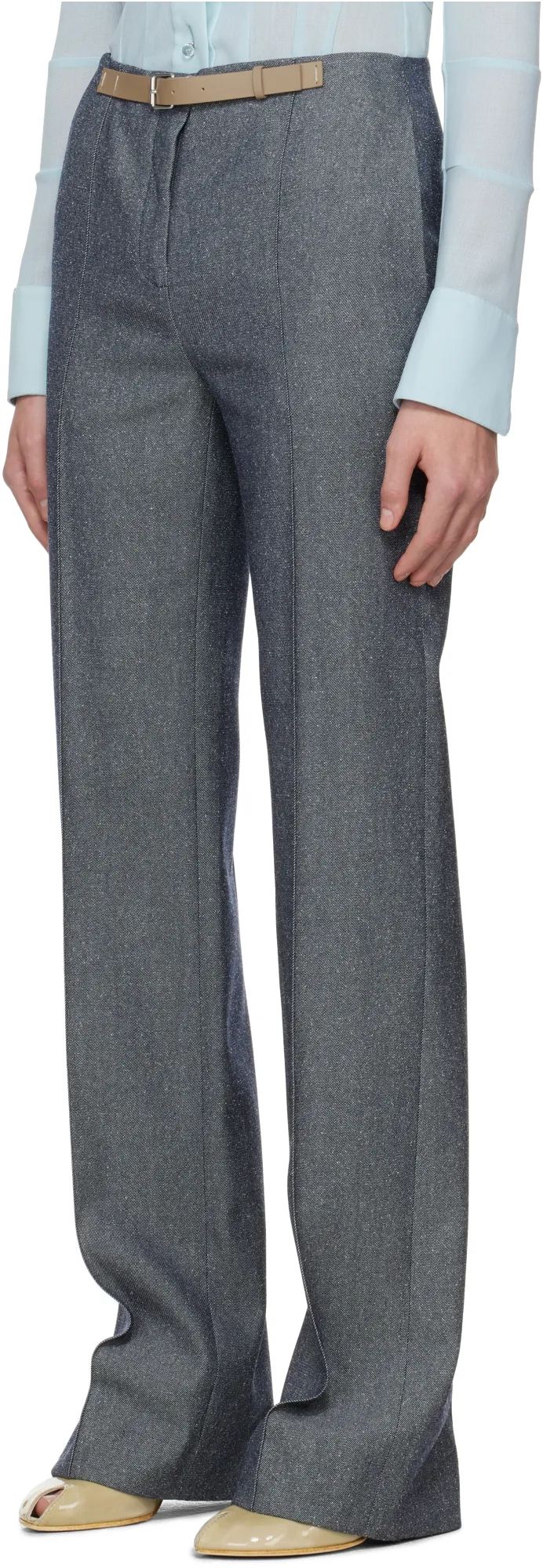 Tailored High-Waisted Trousers
