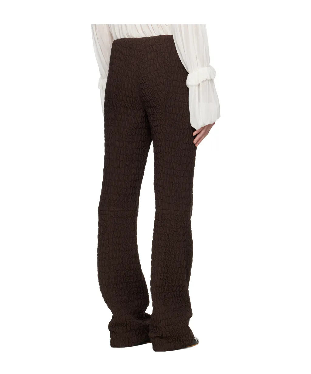Slim Wool And Silk Pant
