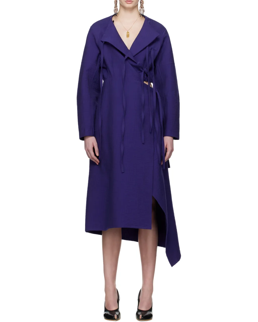 Wrap Midi Dress