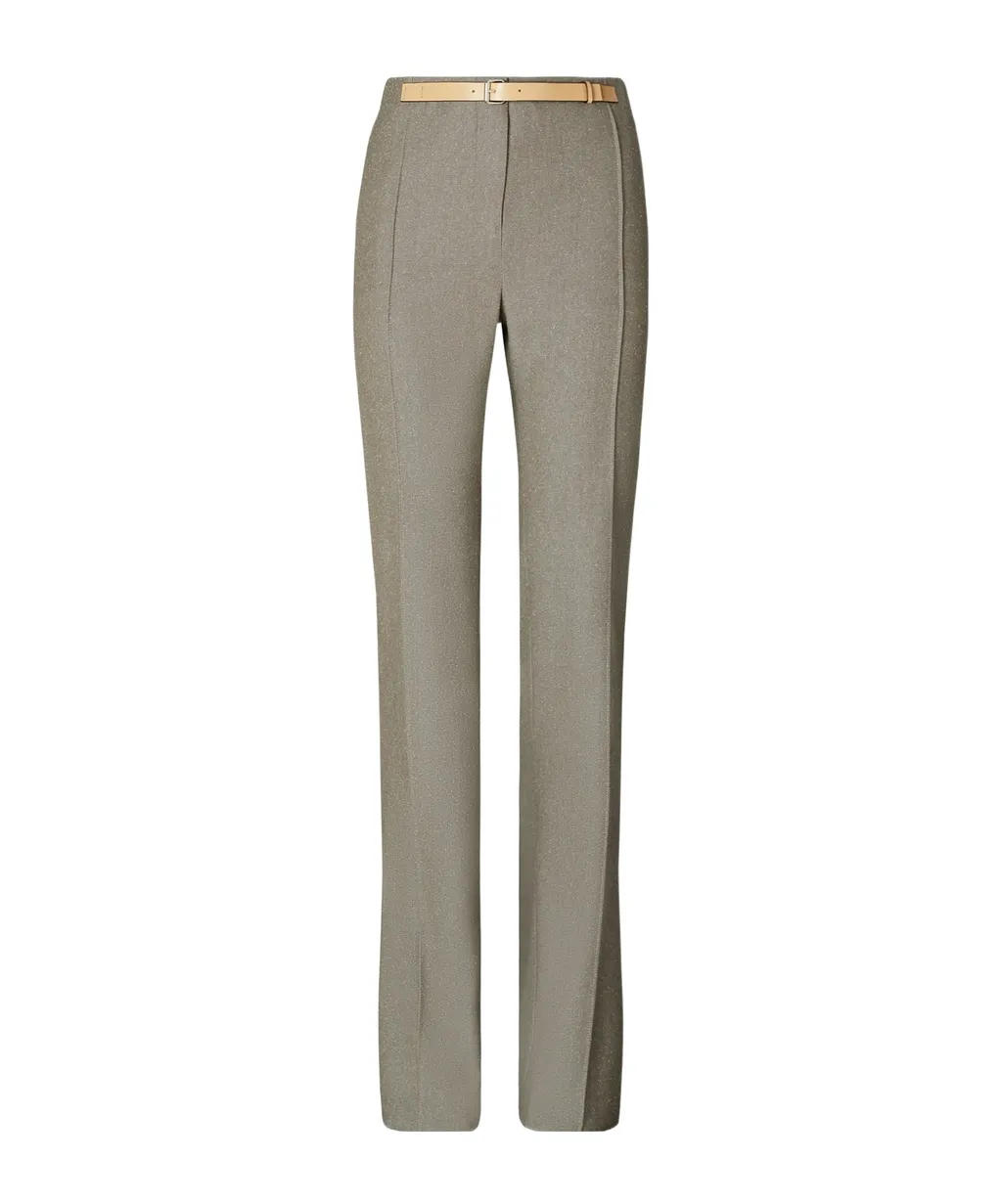 High-Waisted Tailored Trousers