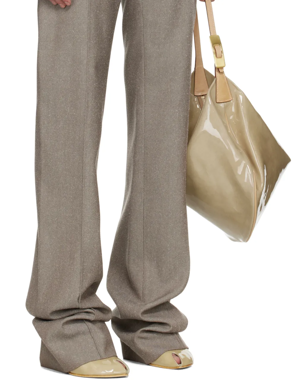 High-Waisted Tailored Trousers