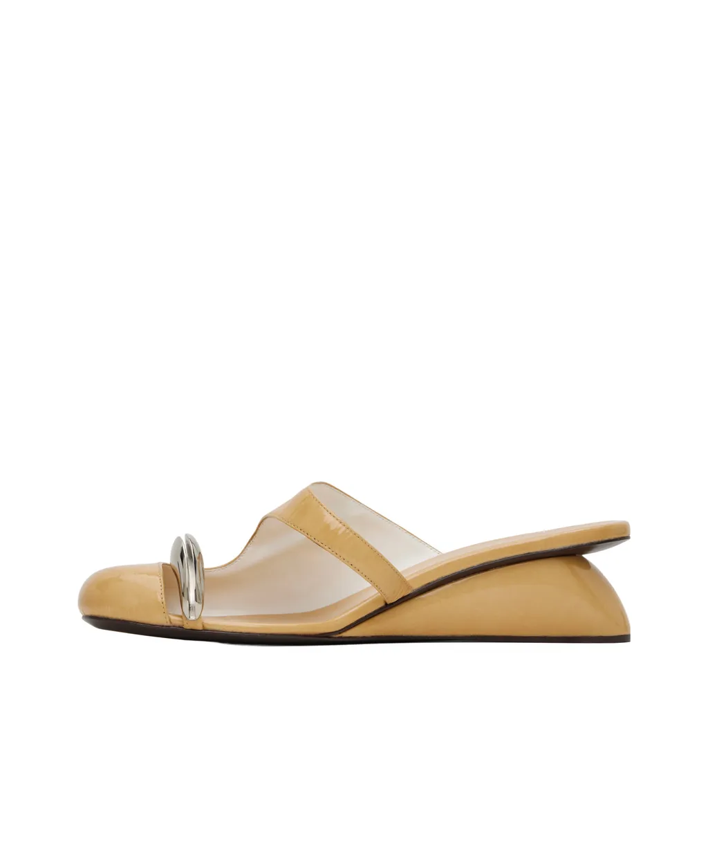 Pierced Wedge Mules
