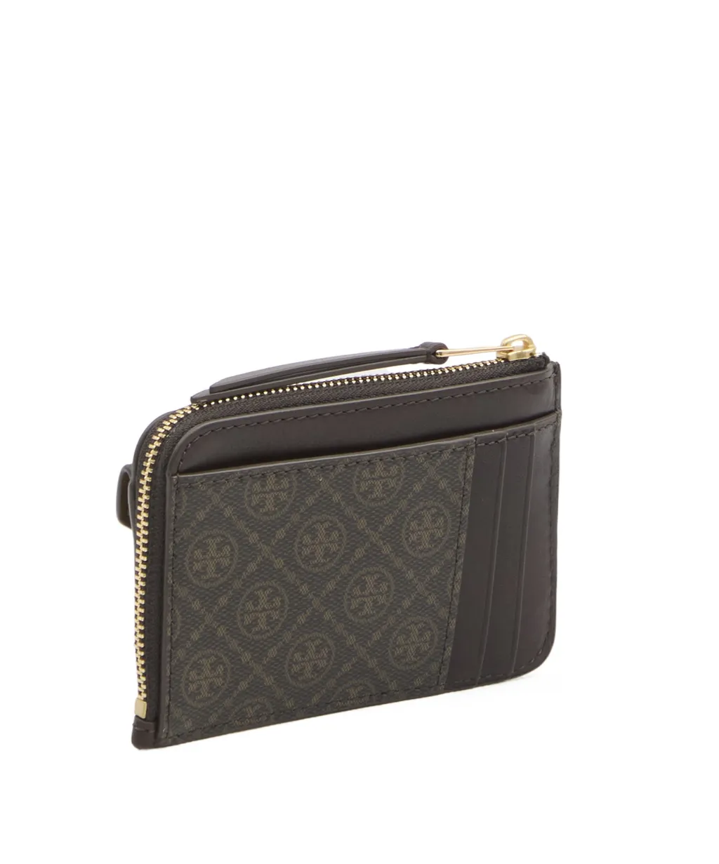 T Monogram Zipped Cardholder