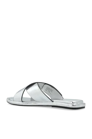 Logo-Plaque Sandals