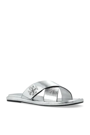 Logo-Plaque Sandals