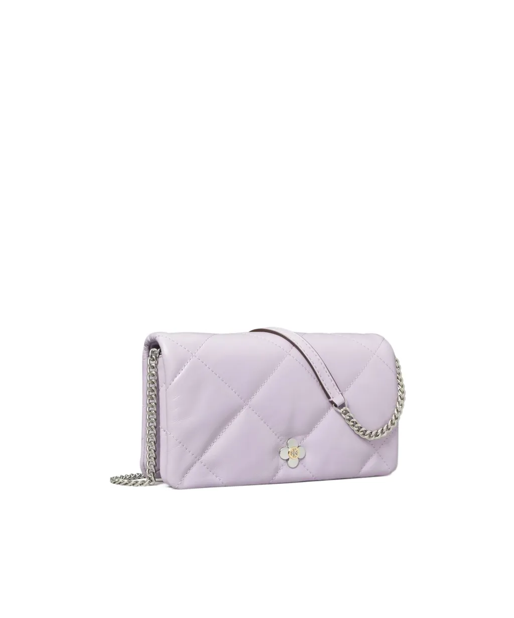 Kira Diamond Quilt Clover Crossbody Bag