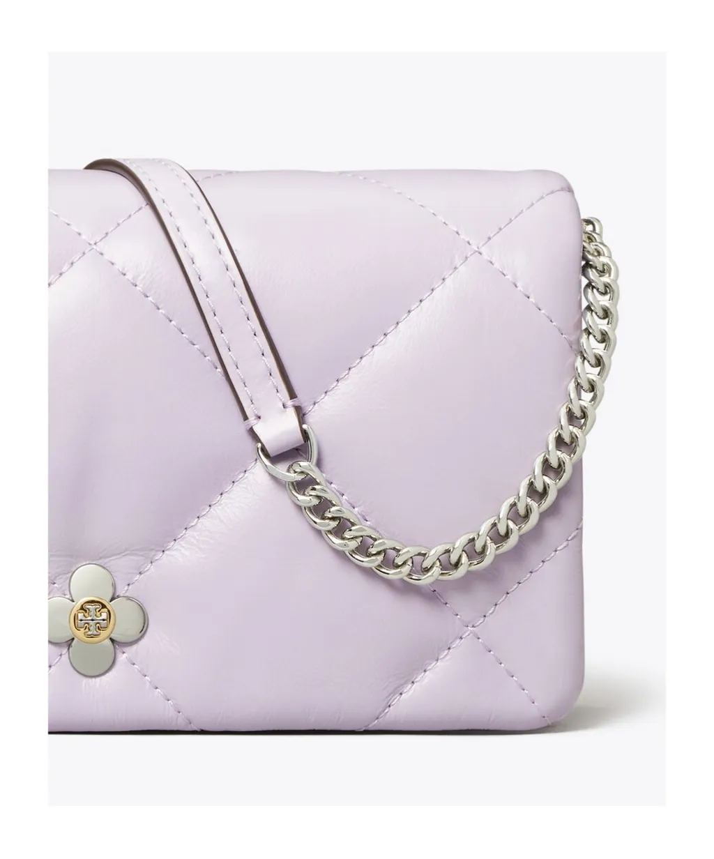 Kira Diamond Quilt Clover Crossbody Bag