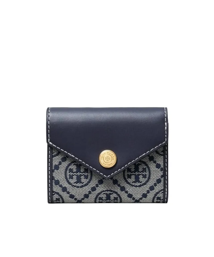 T Monogram Small Envelope Wallet