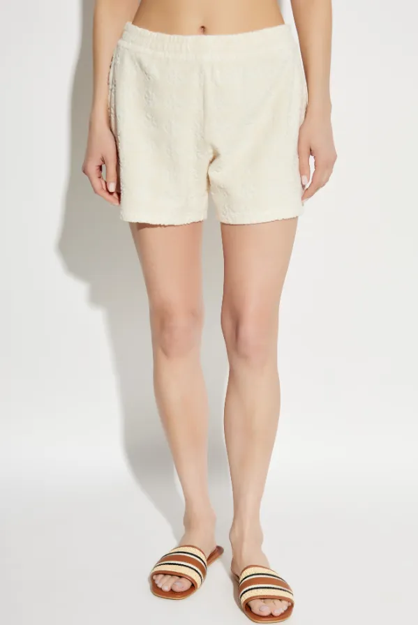 Terry Jacquard Logo Shorts