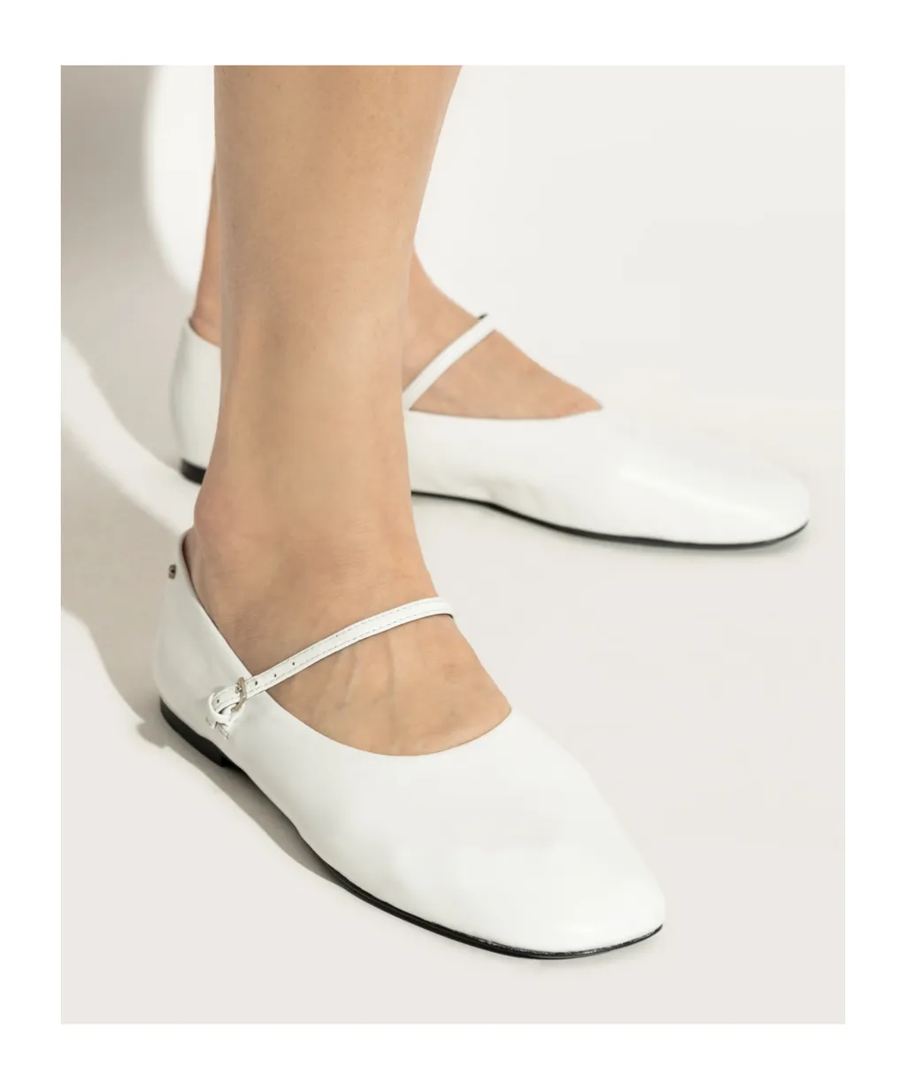 Leather Ballet Flats