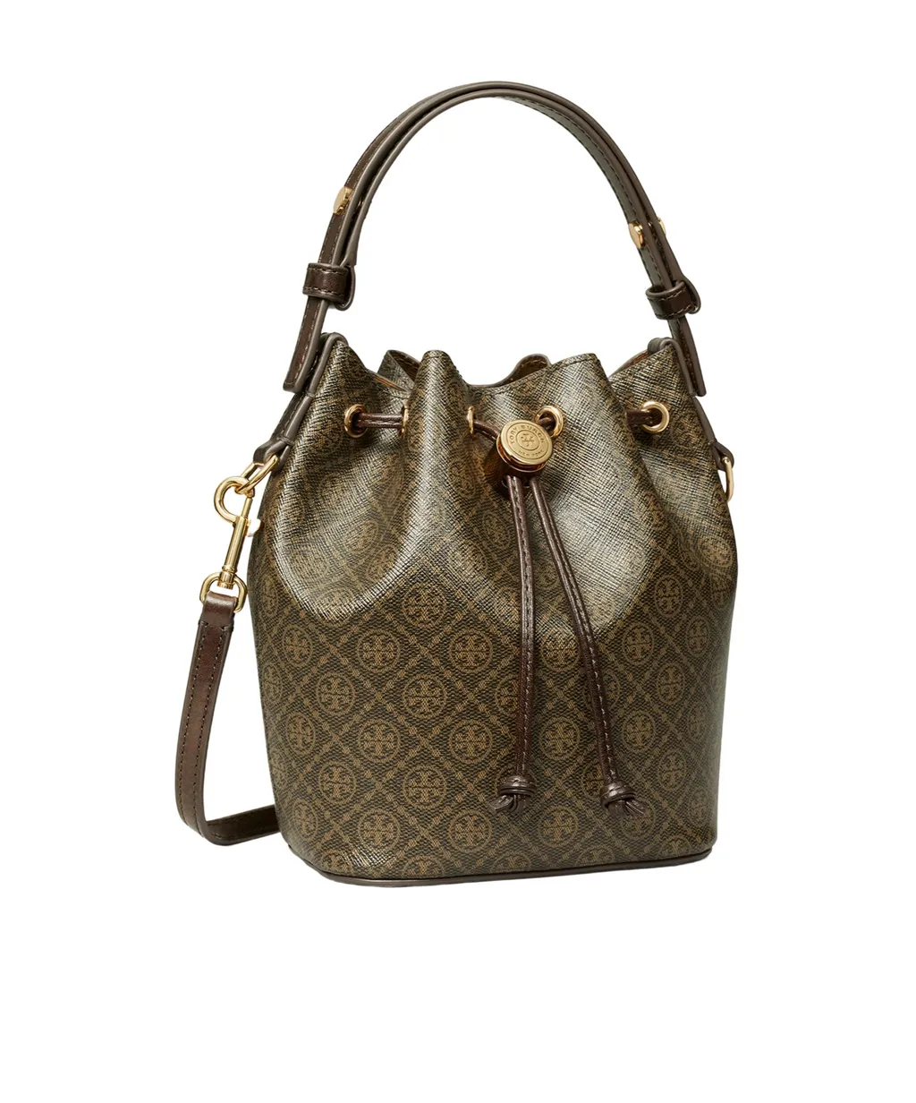 T Monogram Mini Bucket Bag