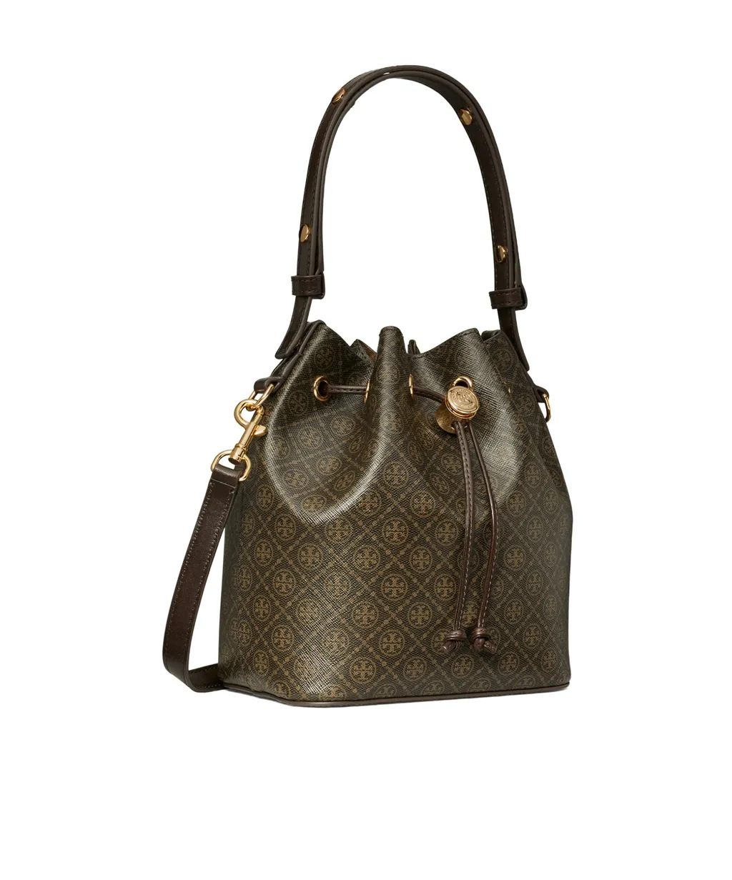 T Monogram Bucket Bag