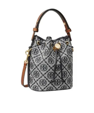 T Monogram Mini Bucket Bag
