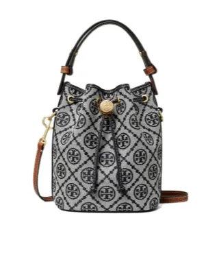 T Monogram Mini Bucket Bag