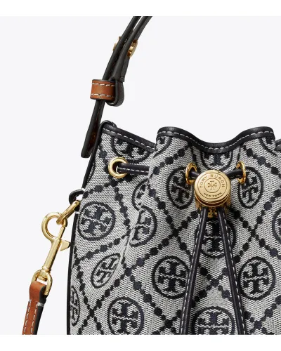 T Monogram Mini Bucket Bag